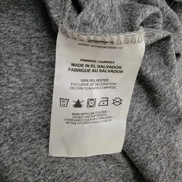 Nike Shirt Mens Large Gray Dri-FIT The Nike Tee Swoosh Athletic Running Training - Picture 4 of 8